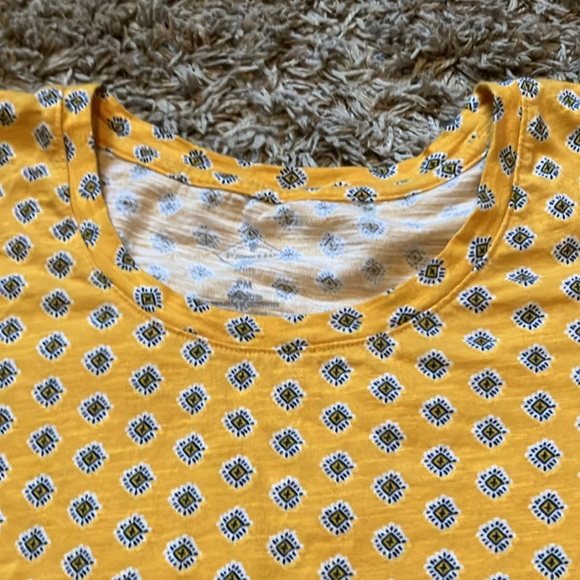 Womens St. John’s Bay Yellow Top - Picture 6 of 8